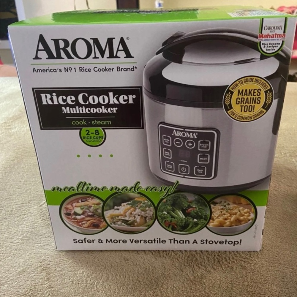 Aroma Stainless Steel Rice Cooker - Picture 5 of 7